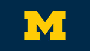 A logo of the University of Michigan at Ann Arbor for our ranking of the top MD MPH programs