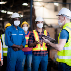 An image of a team of engineers for our article on how to become a health and safety engineer